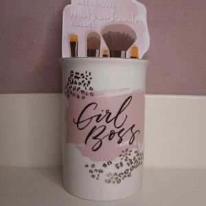 Girl Boss NWT Makeup Brush Holder